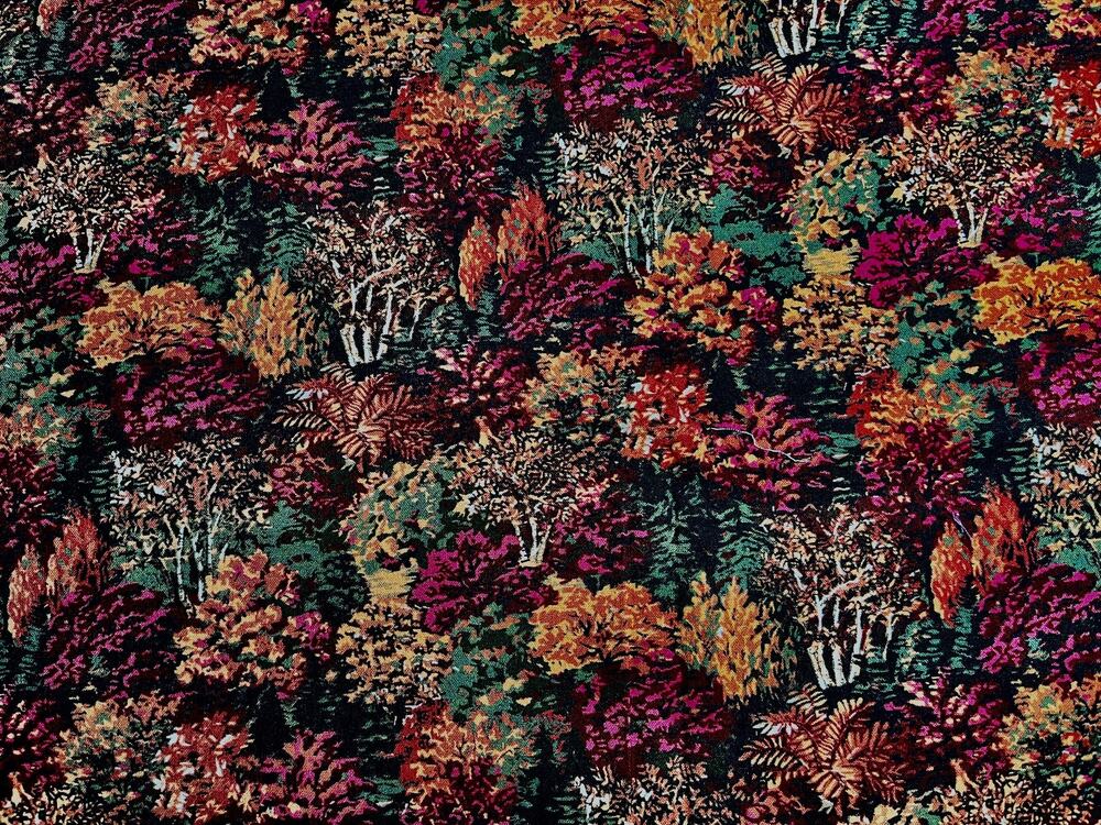 Autumn Fall Trees Cotton Fabric 5/8 yard | Destash